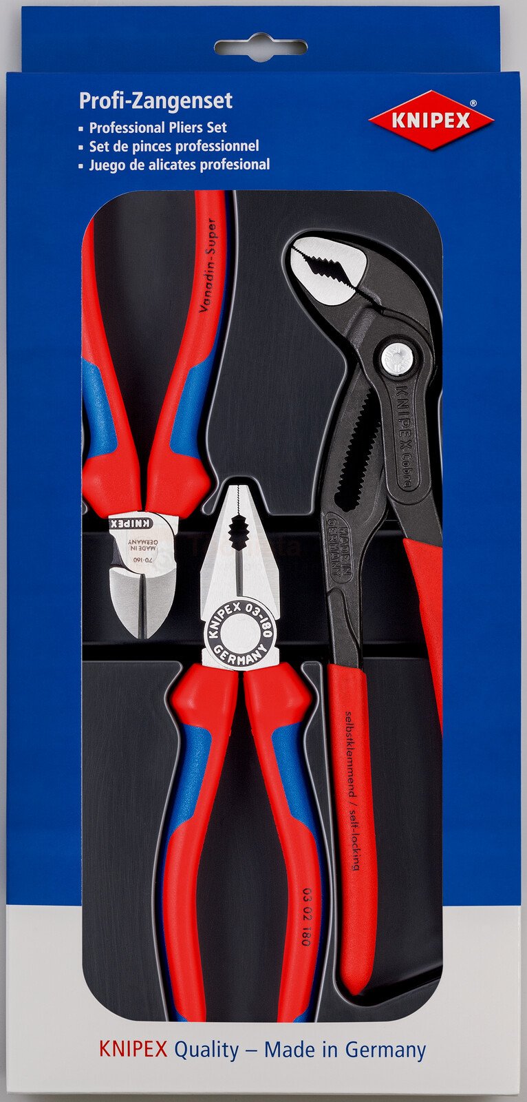 Knipex tangide komplekt, 3-osaline