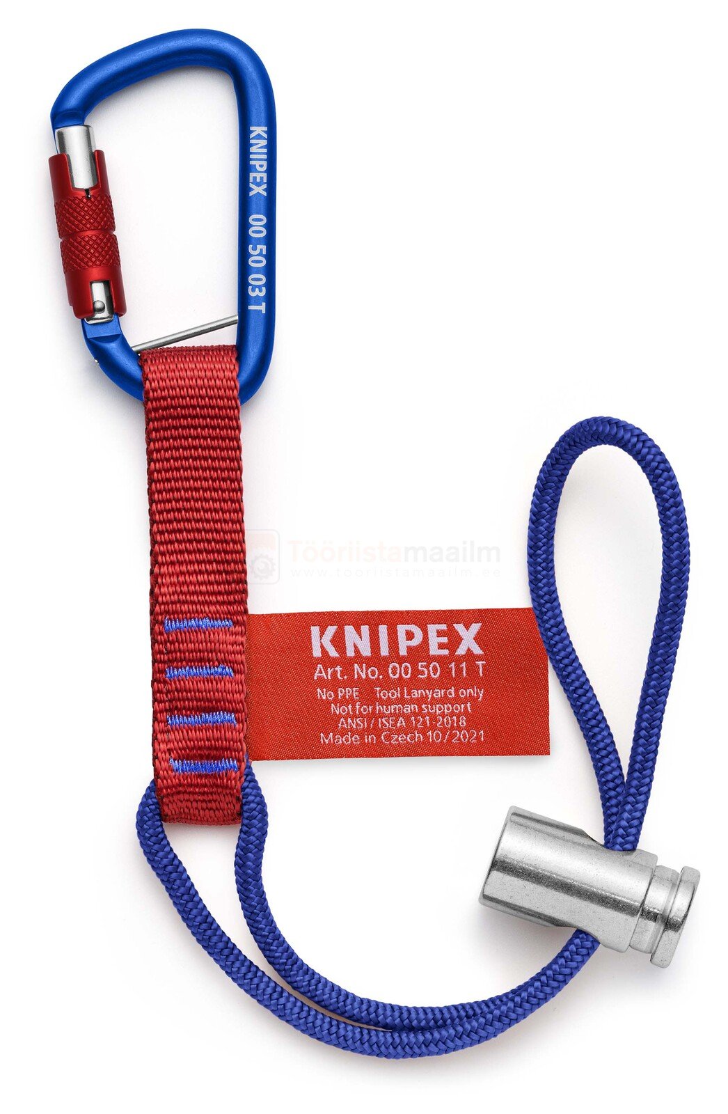 Knipex fikseeritud karabiiniga adapter-tööriistarihm, max 6 kg