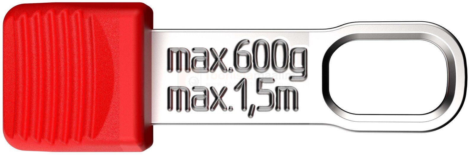 Knipex turvaklamber TetheredTool, punane - 10 tk