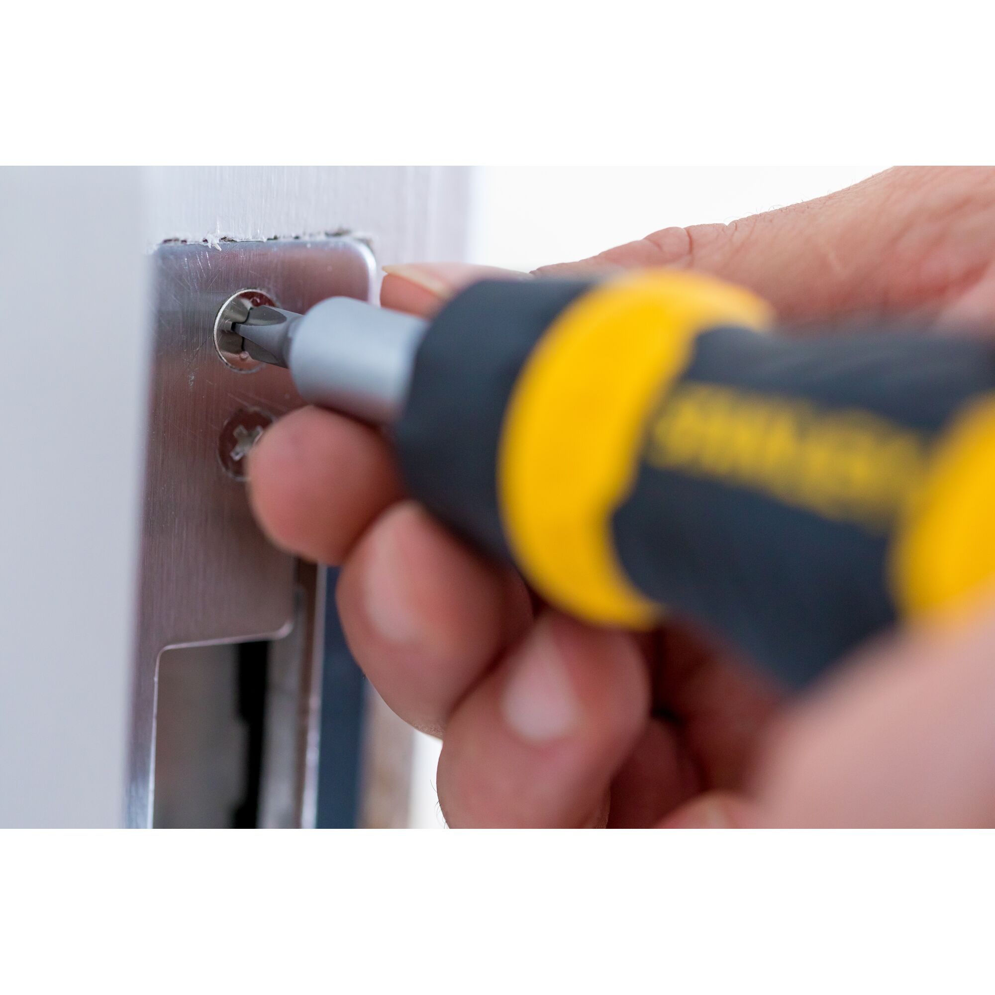 Stanley screwdriver with ratchet + 6 bits