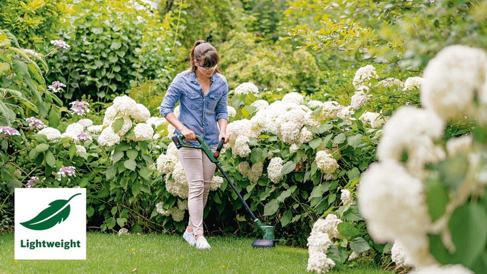 Bosch akumuruniiduk EasyMower 18V-32-200 + akutrimmer EasyGrassCut 18V-26 4