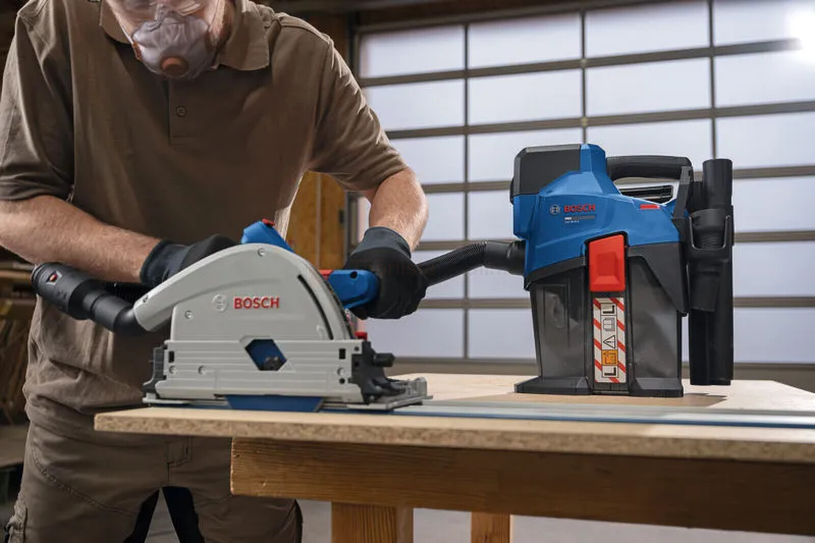 Bosch akumuliatorinis dulkių siurblys GAS 18V-6LS, be akumuliatoriaus ir įkroviklio