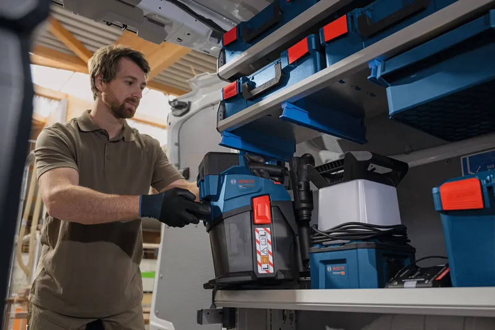 Bosch akumuliatorinis dulkių siurblys GAS 18V-6LS, be akumuliatoriaus ir įkroviklio