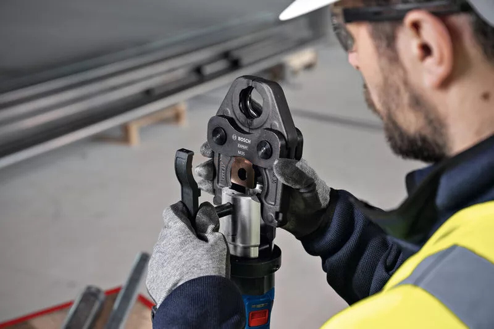 Bosch akutoitel torupress GPT 18V-32 + TH 16/20/26 presspihid - ilma aku ja laadijata 4