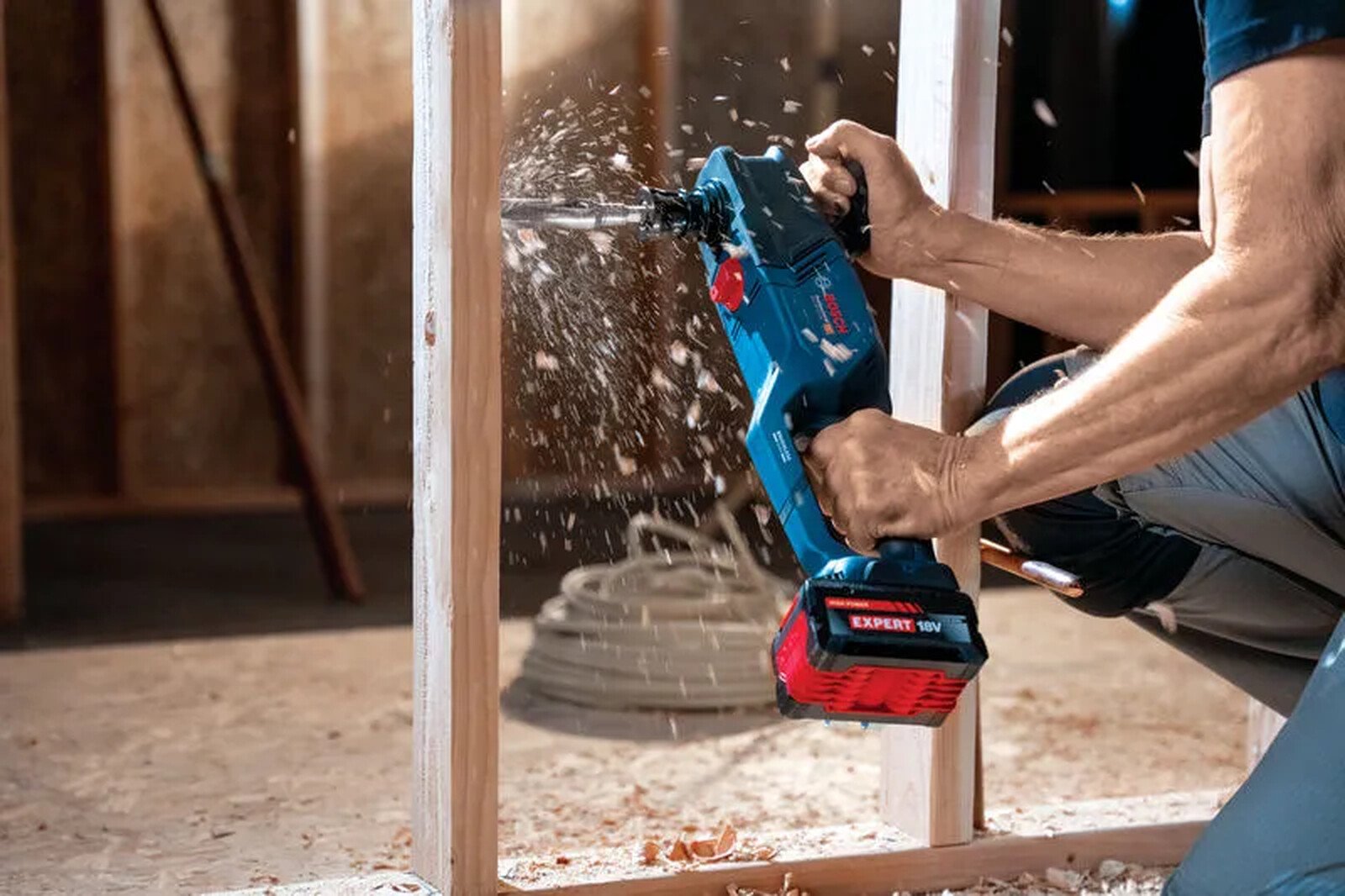 Bosch akunurktrell GRD 18V-127 HX - ilma aku ja laadijata 4