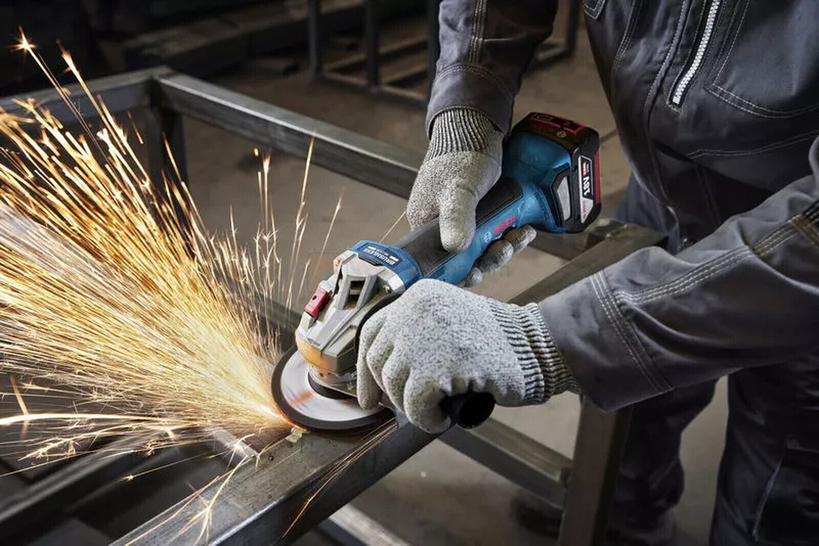 Bosch akunurklihvija GWS 18V-8 - 2 x 5,0 Ah 5