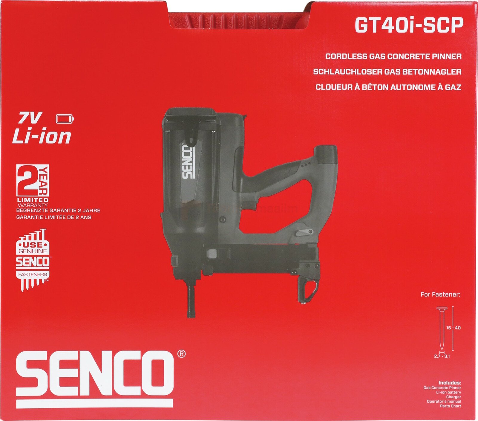 Senco gaasiga betooninaelapüstol GT40i-SCP 4