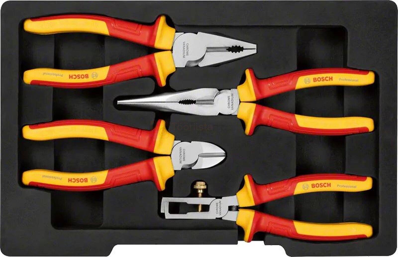 Bosch VDE tangide komplekt Professional, 4-osaline 2