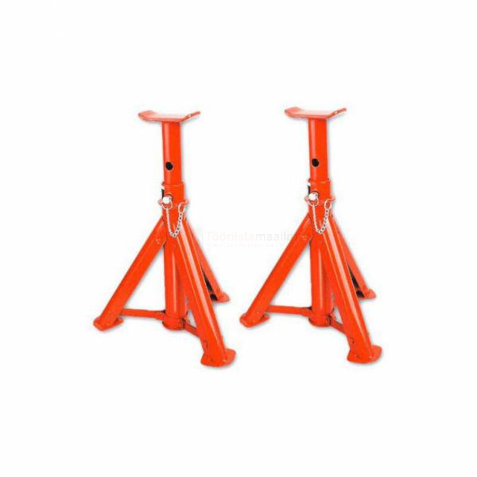 Pildil on oranžid Mannesmanni autopuki komplektid, mis on mõeldud 2 tonni raskuse tõstmiseks.