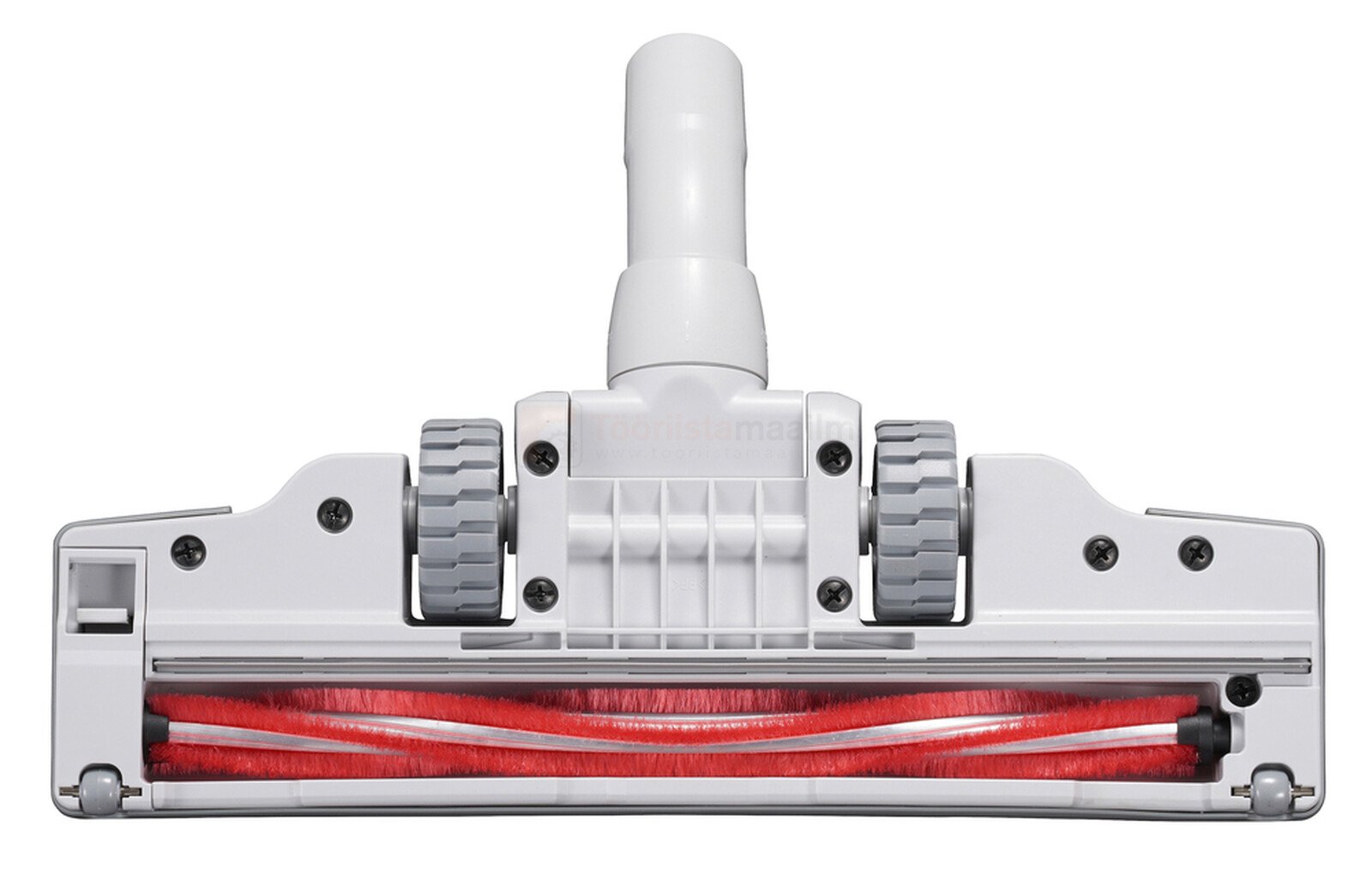 Pildil on Makita põrandaotsik mehaaniliselt pöörleva harjaga, mis on mõeldud 320 mm laiuse ja ø28 mm tolmuimeja torudele.