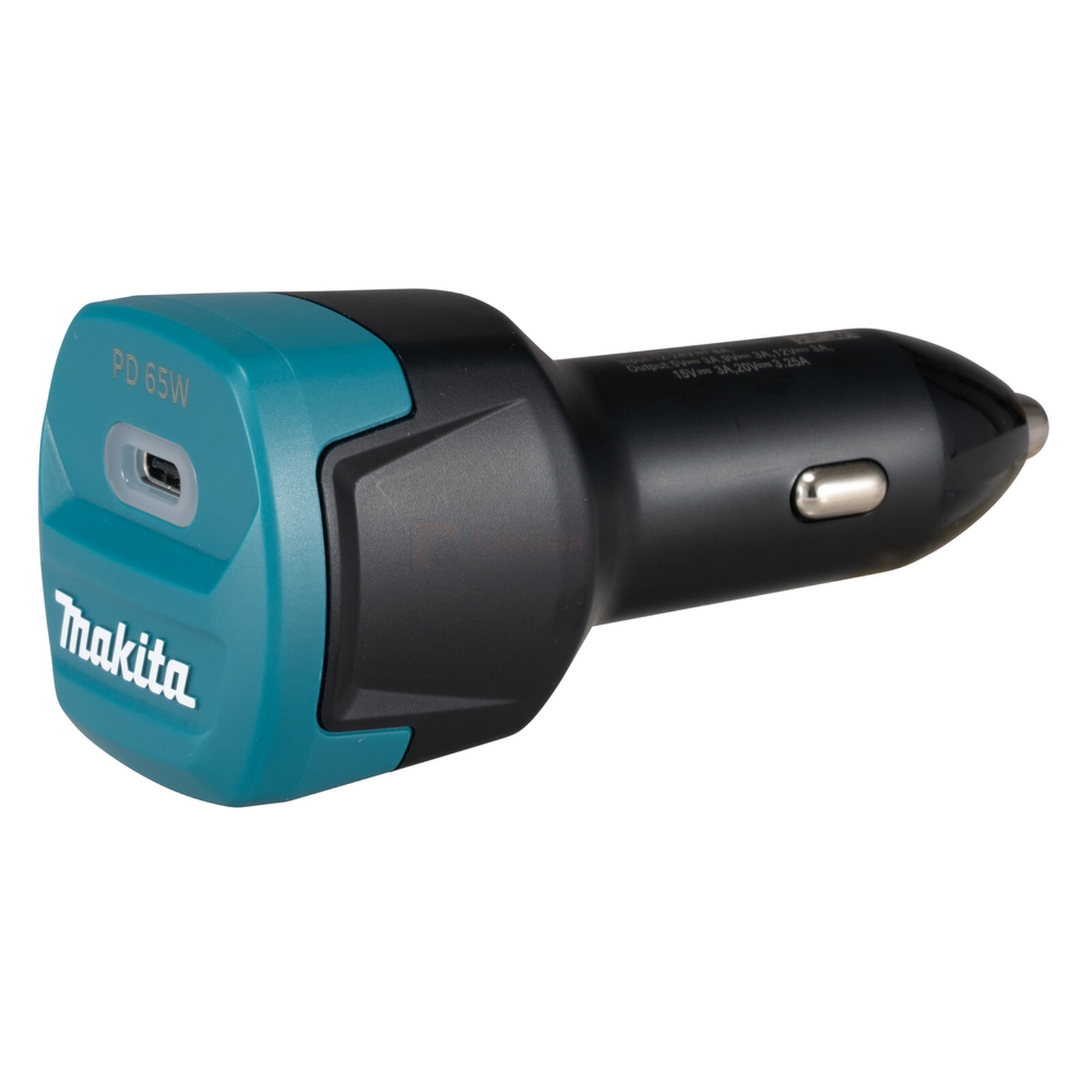 Pildil on Makita sigaretisüütaja adapter ADP14, millel on USB-C PD port.