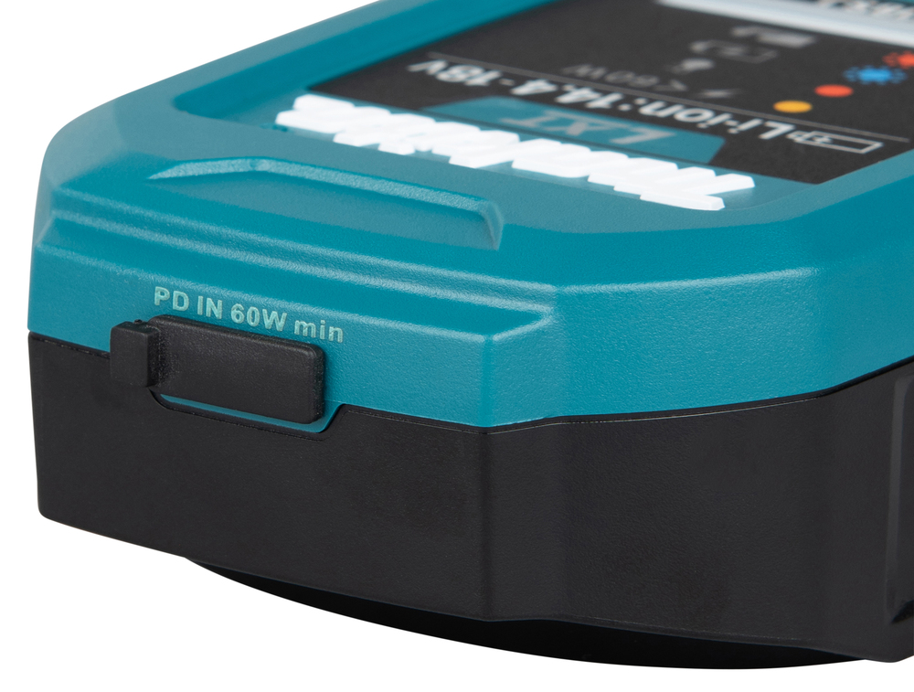 Makita akulaadija DC18SJ, USB-PD toitega