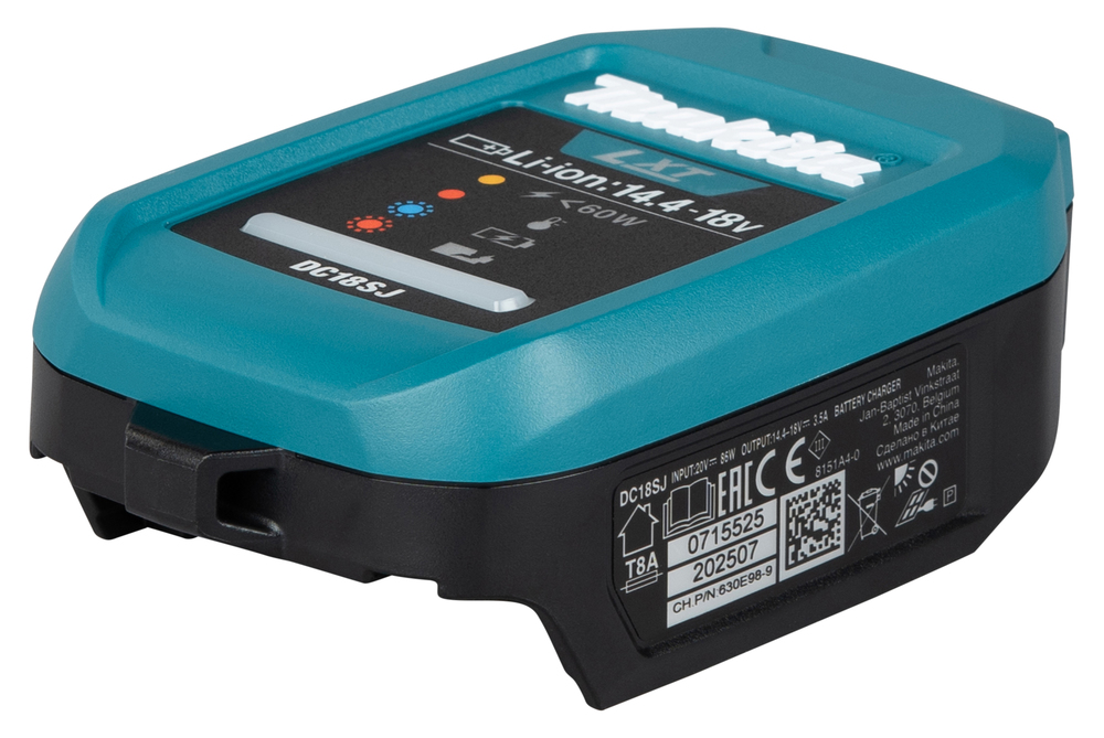 Makita akulaadija DC18SJ, USB-PD toitega
