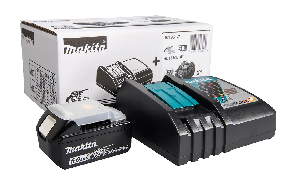 Комплект Makita 18 В, 1XBL1850, DC18RC