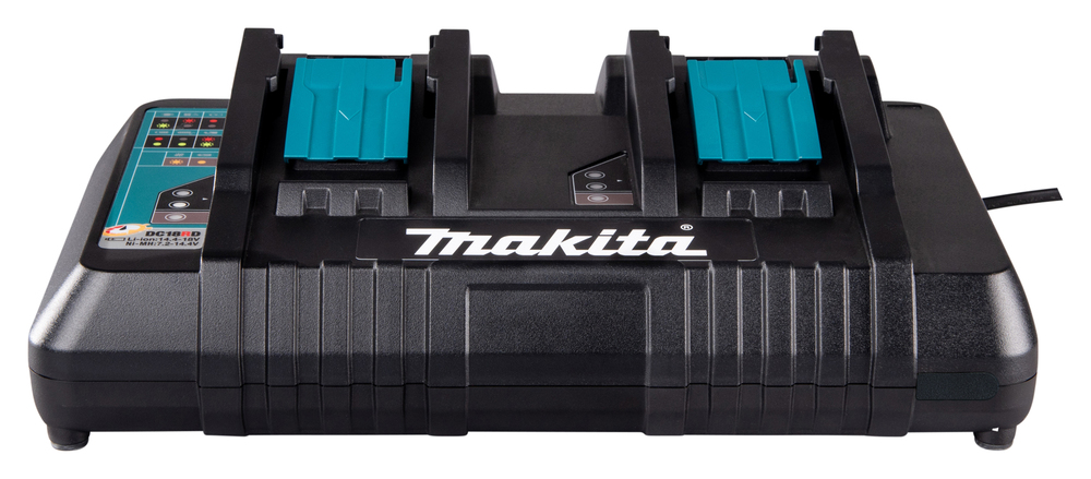 Makita kahe pesaga kiire akulaadija DC18RD