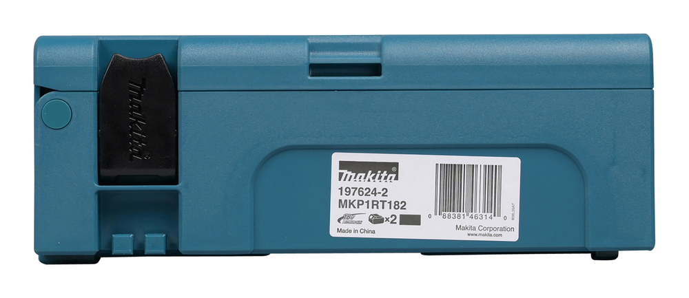 Комплект Makita 18 В 2 x BL1850B, DC18RC, MAKPAC