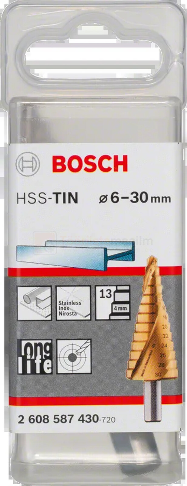 Bosch astmeline puur HSS-TiN 6-30 mm 2