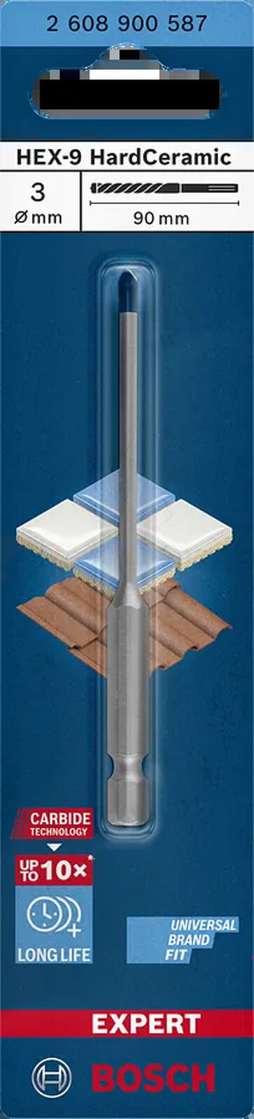 Bosch plaadipuur EXPERT HEX-9 HardCeramic 2