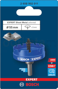 Карбидная коронка Bosch для листового металла 55 мм