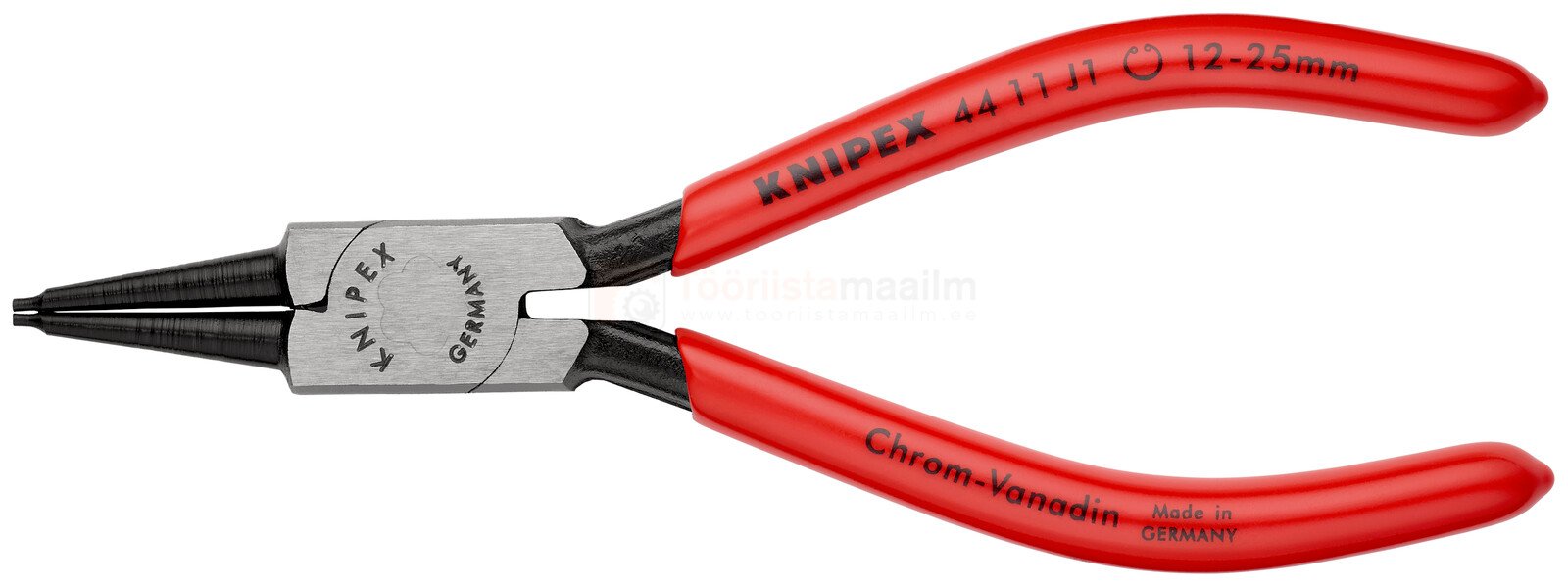 Knipex stoppertangid sisemistele stopperrõngastele puuraukudes 12-25 mm
