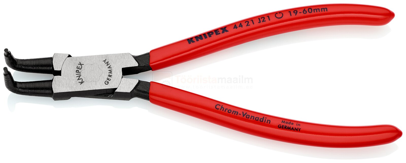 Knipex 90° stoppertangid sisemistele stopperrõngastele puuraukudes 19-60 mm 2