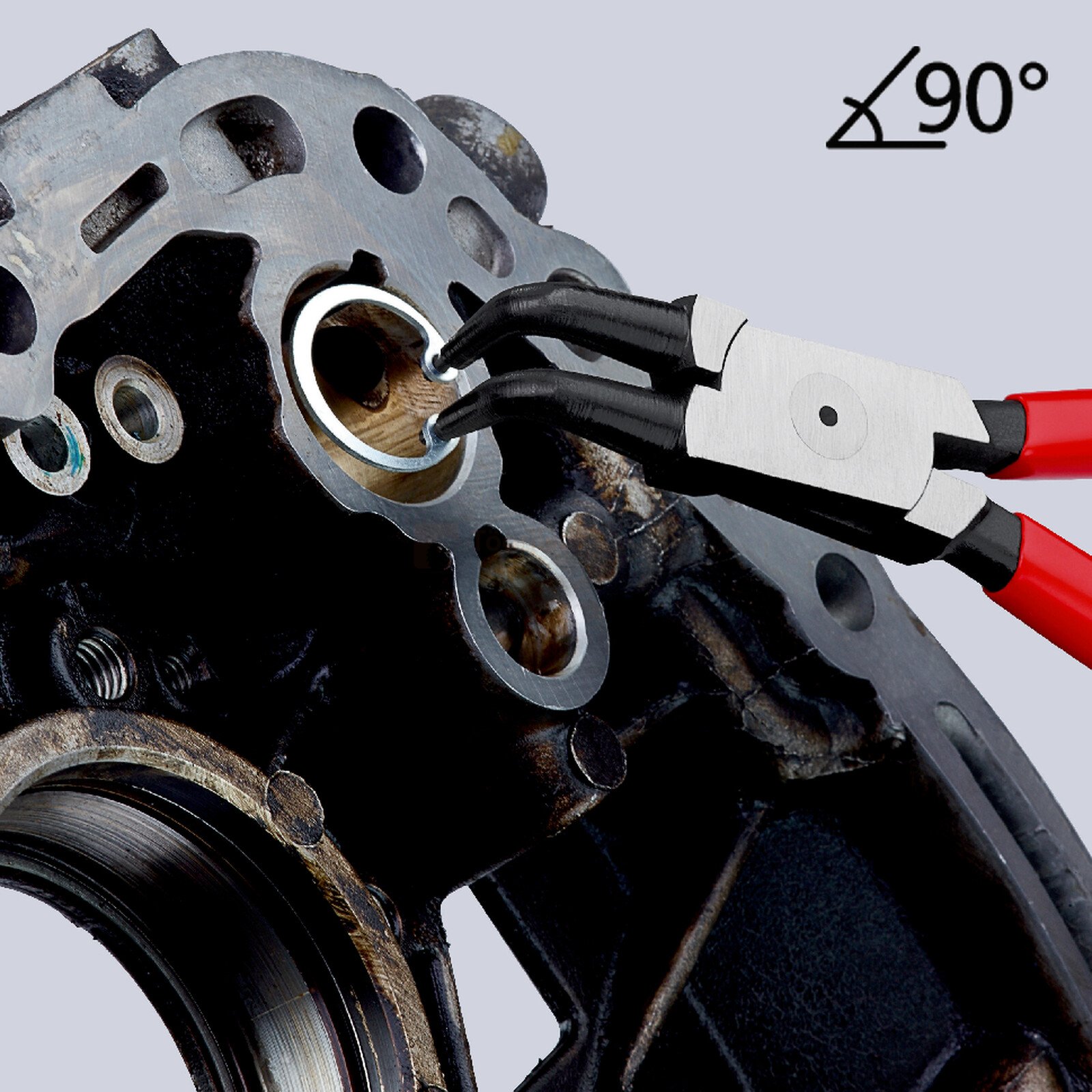 Knipex 90° stoppertangid sisemistele stopperrõngastele puuraukudes 19-60 mm 3