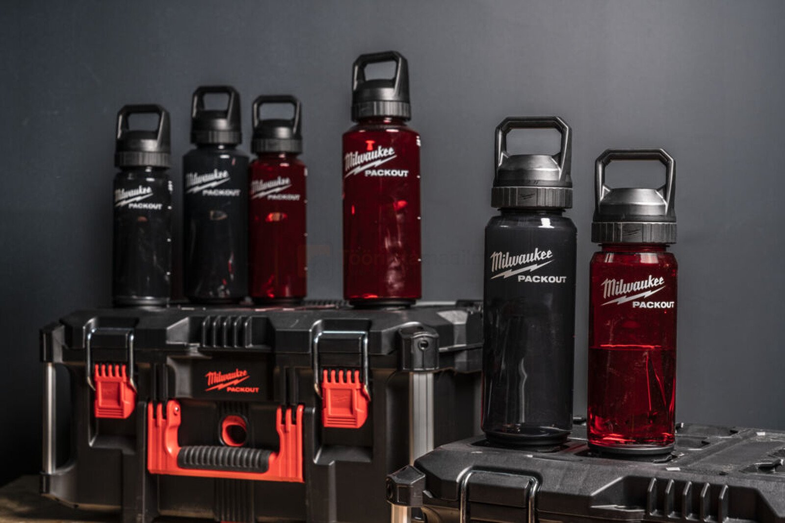 Milwaukee plastpudel PACKOUT™ 740 ml, punane 2