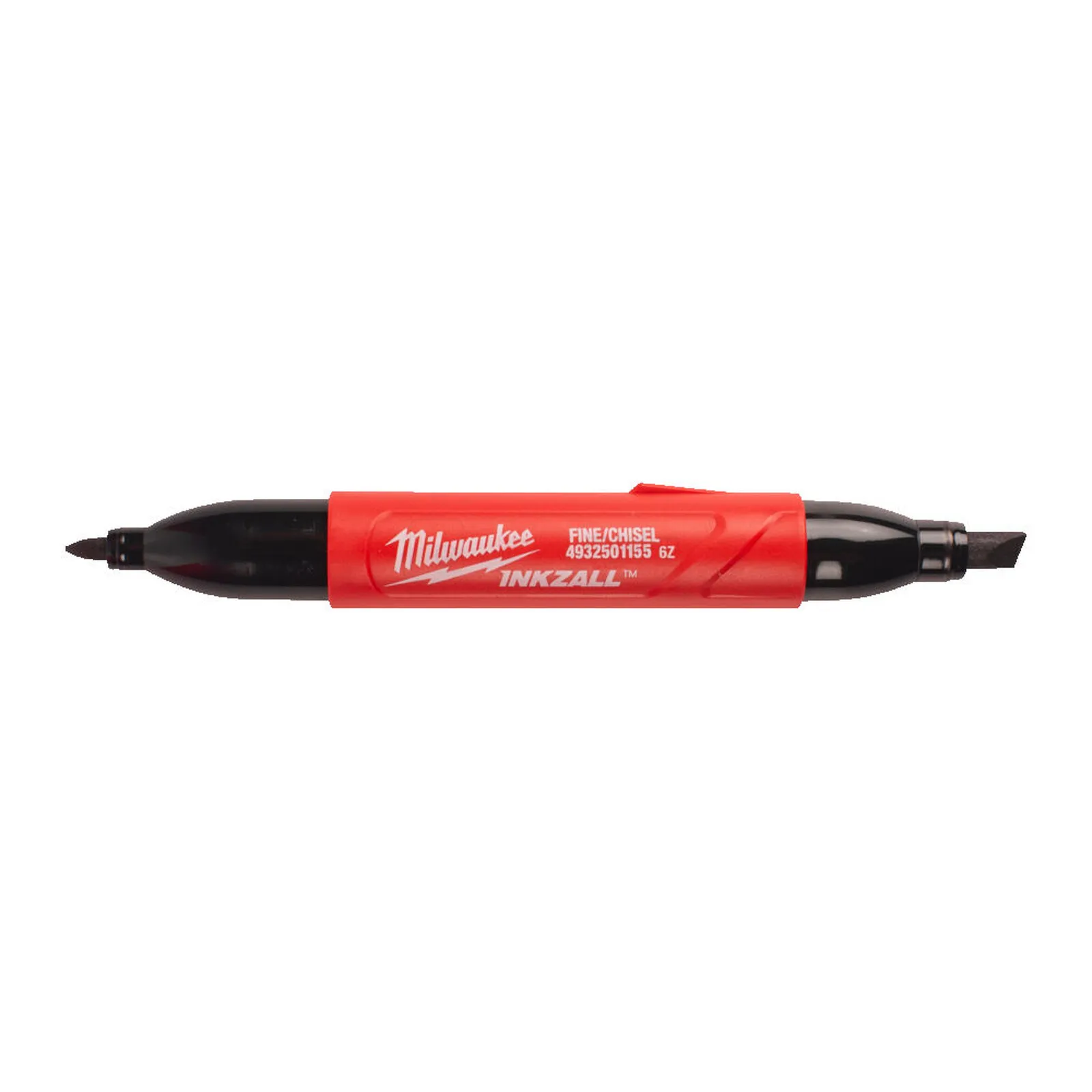 Milwaukee marker Inkzall, su aštriu / smulkiu galu, juodas