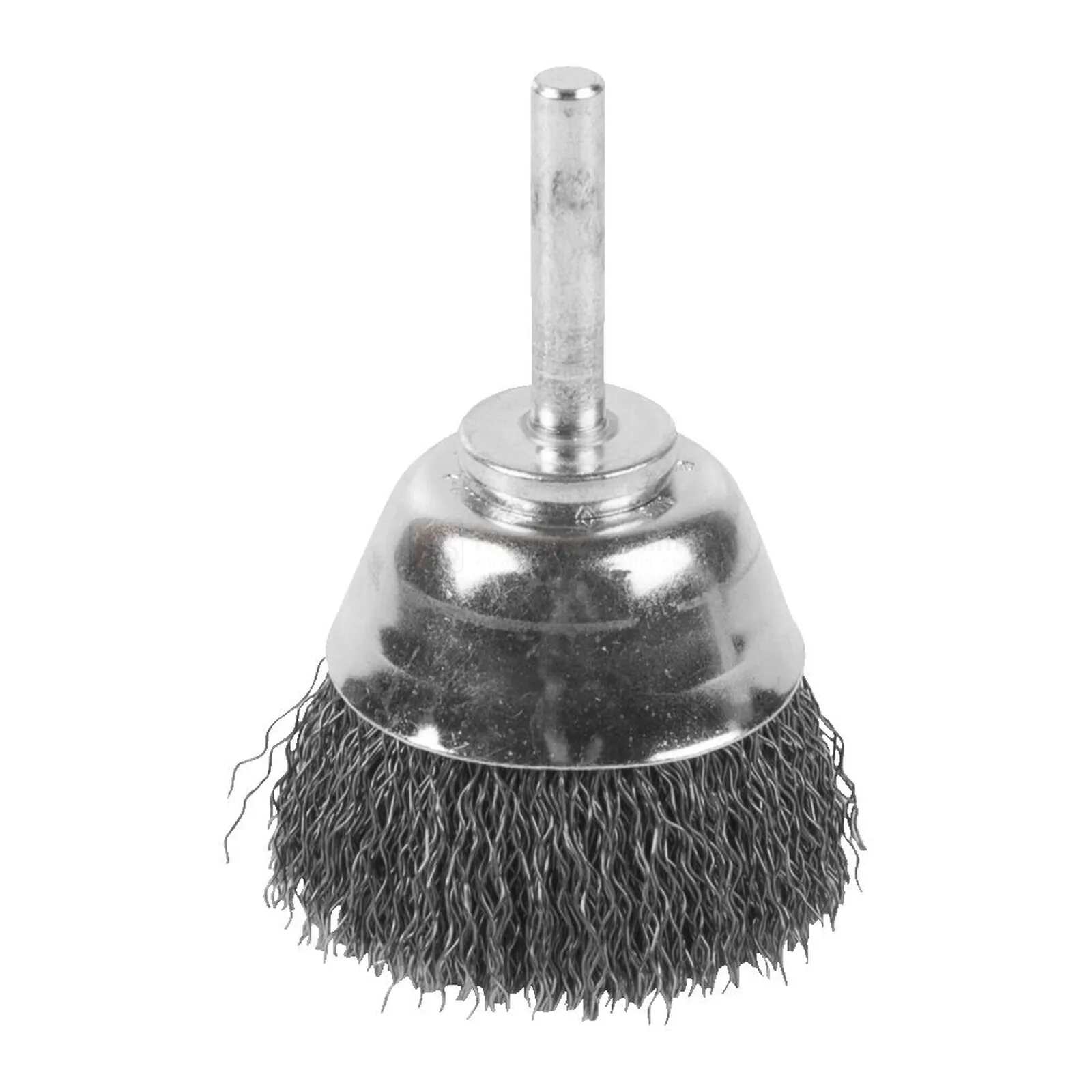 Milwaukee cup brush with wavy steel wire 50 x 20 x 0.3 mm, with 6 mm shank 3 pcs