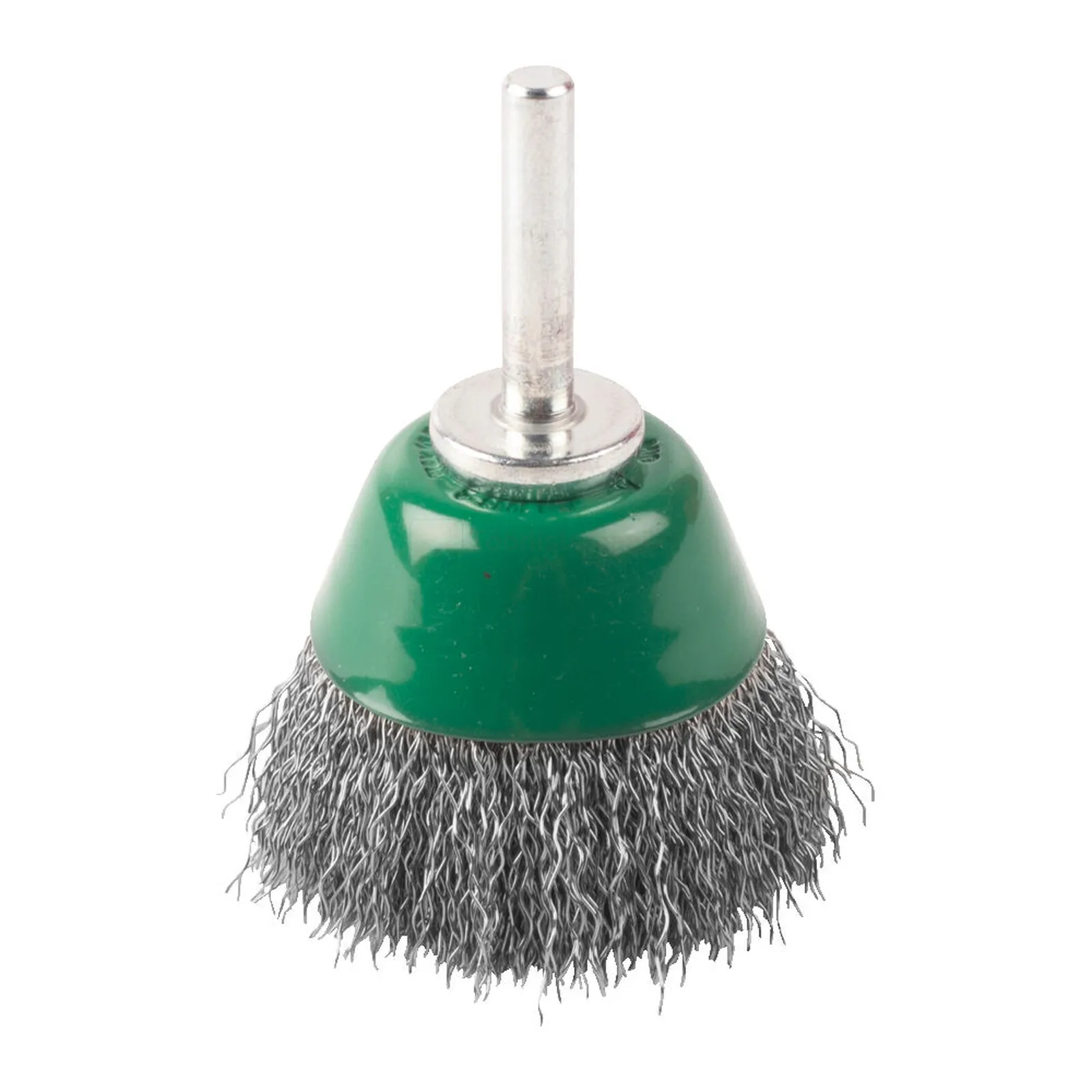 Milwaukee cup brush with wavy stainless steel wire 50 x 20 x 0.3 mm, with 6 mm shank 3 pcs