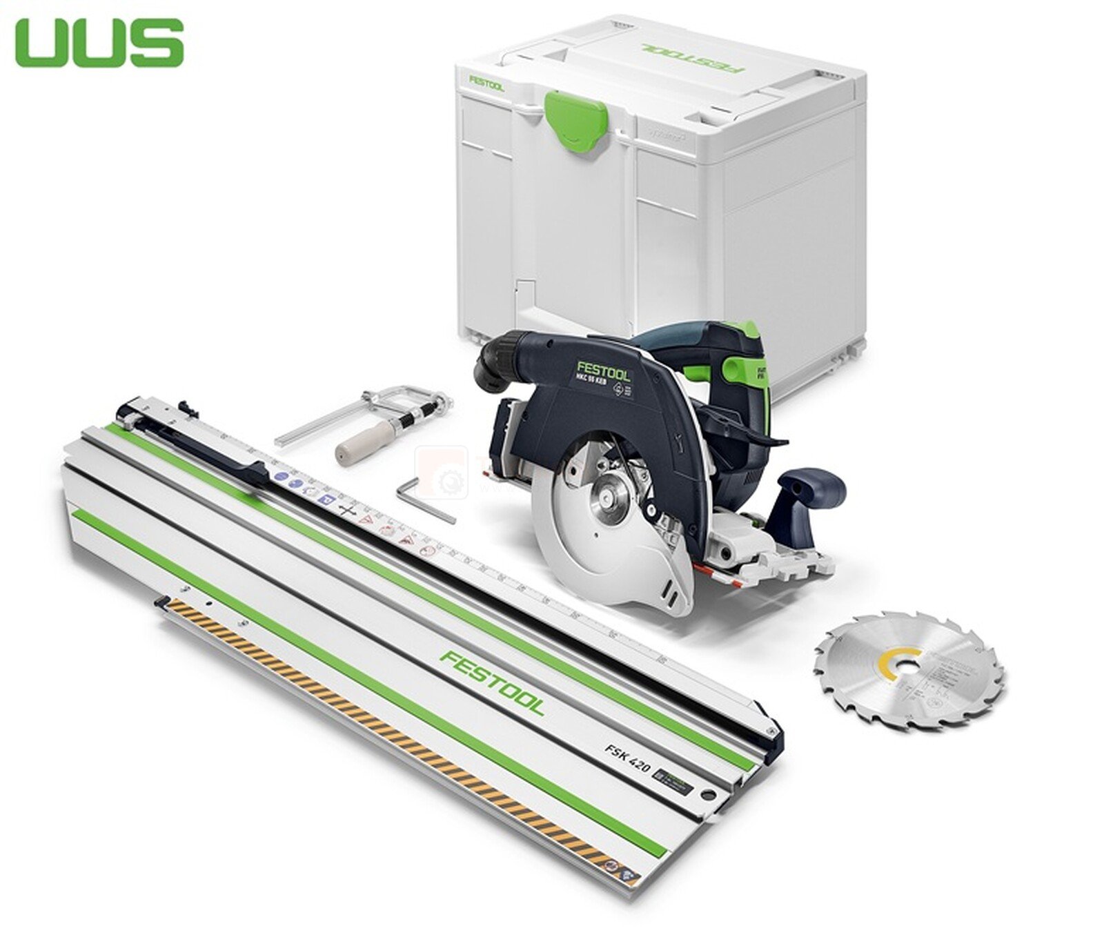 Festool akuketassaag HKC 55 KEB-Basic-FSK 420 - ilma aku ja laadijata