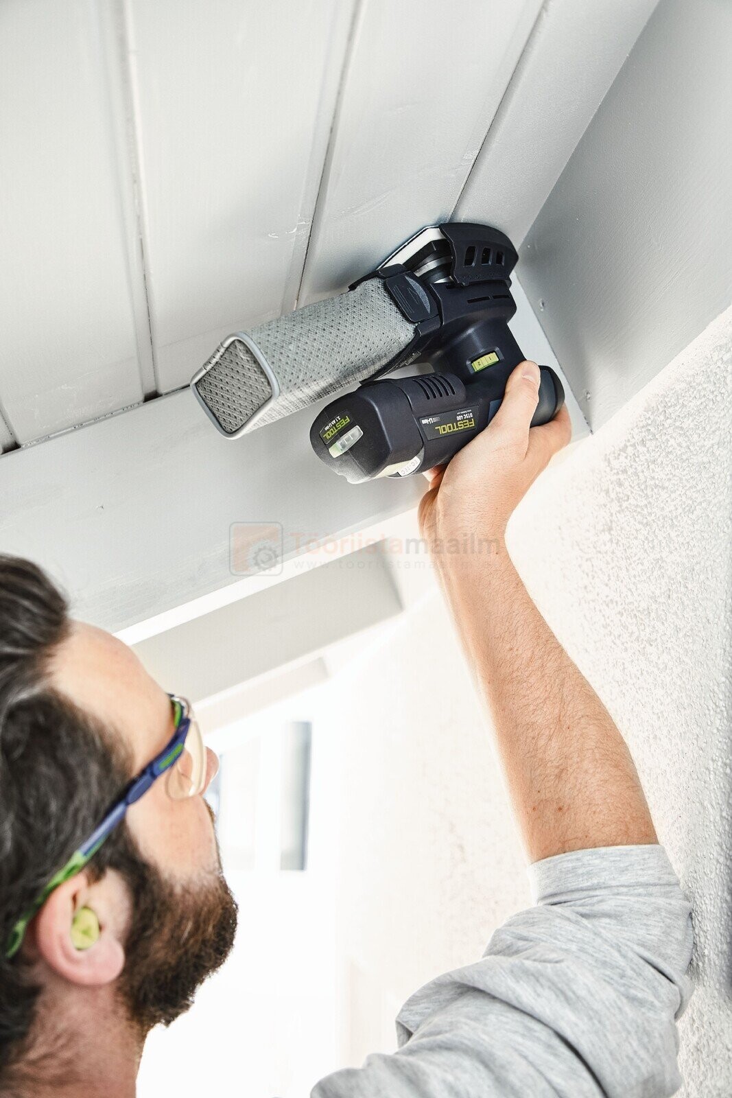 Festool аккумуляторный и сетевой трехгранный шлифовальный станок DTSC 400 3,0 I-Set 578851