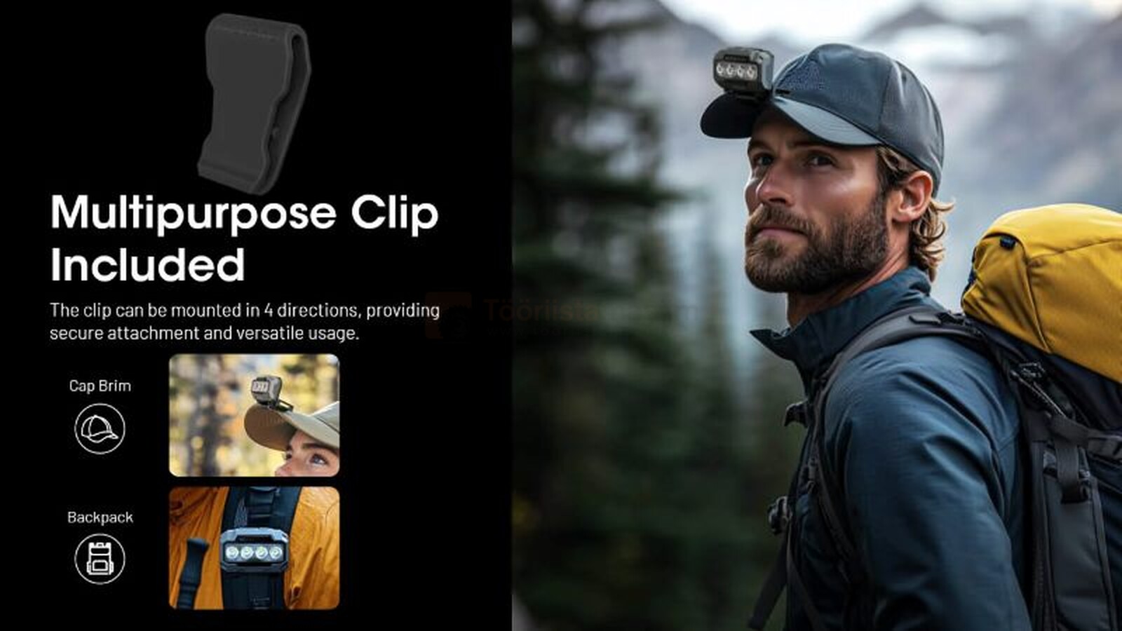 Nitecore pealamp HA23 UHE, max 600lm 5