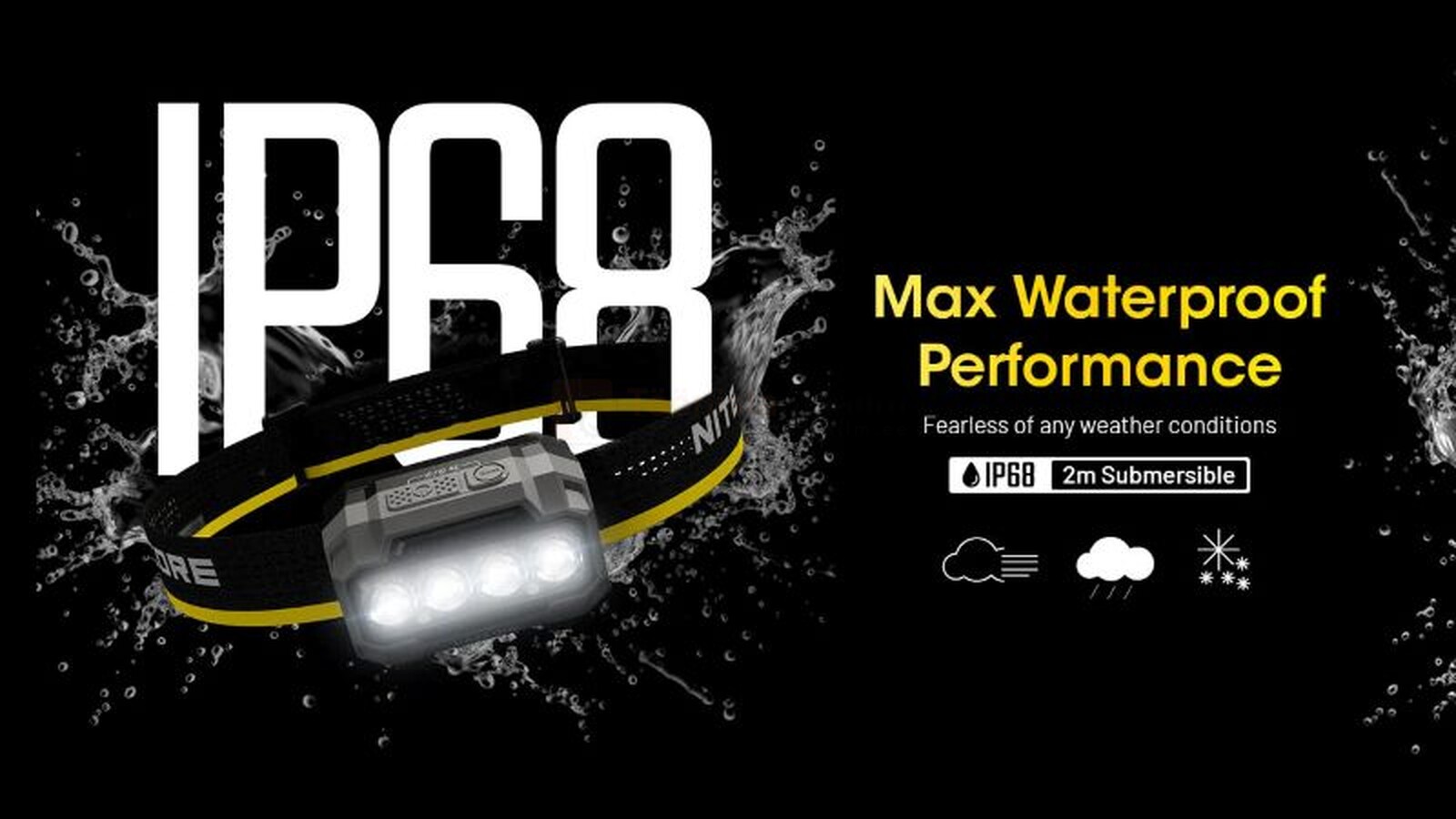 Nitecore pealamp HA23 UHE, max 600lm 6