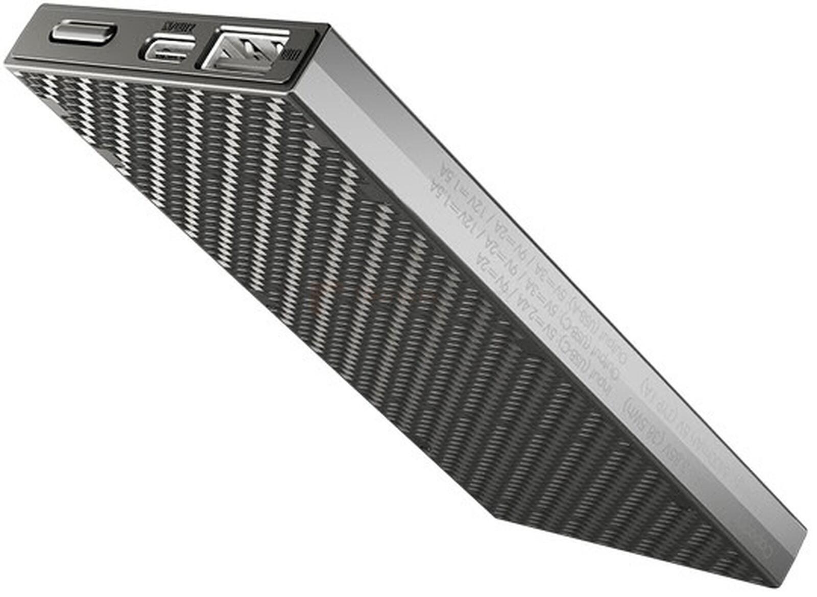 Pildil on Nitecore akupank NB10000, 10000mAh, millel on halli värvi korpus ja kaks USB-porti.