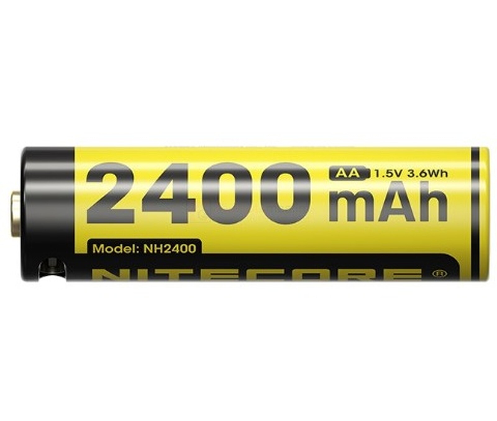 Nitecore aku NH2400, 2400 mAh, USB-C laadimispesaga, tüüp AA - 2 tk 2