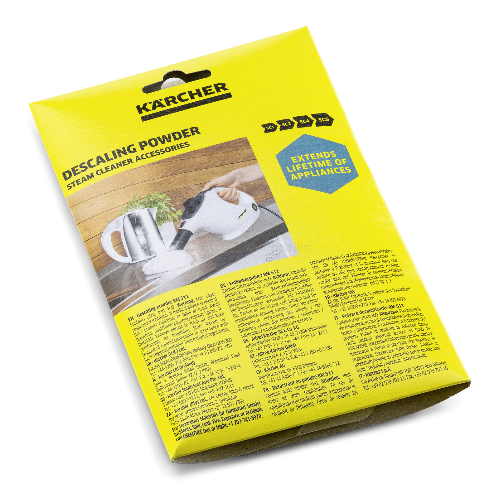 Kärcher limescale remover powder RM 511 6 x 17 g