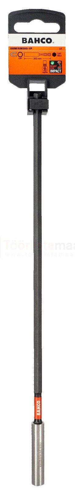 Löögikindel otsakuhoidik 300mm, 1/4", magnetiga