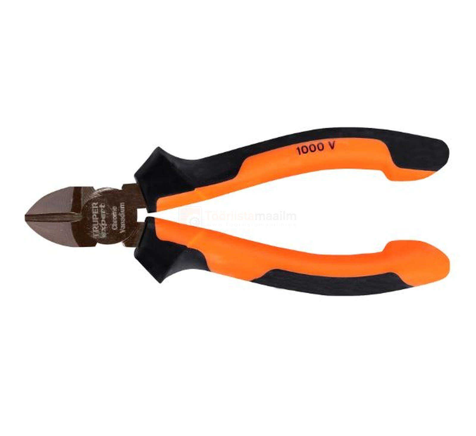 Pildil on näha Truper® 125mm lõiketangid, millel on oranžid ja mustad käepidemed.