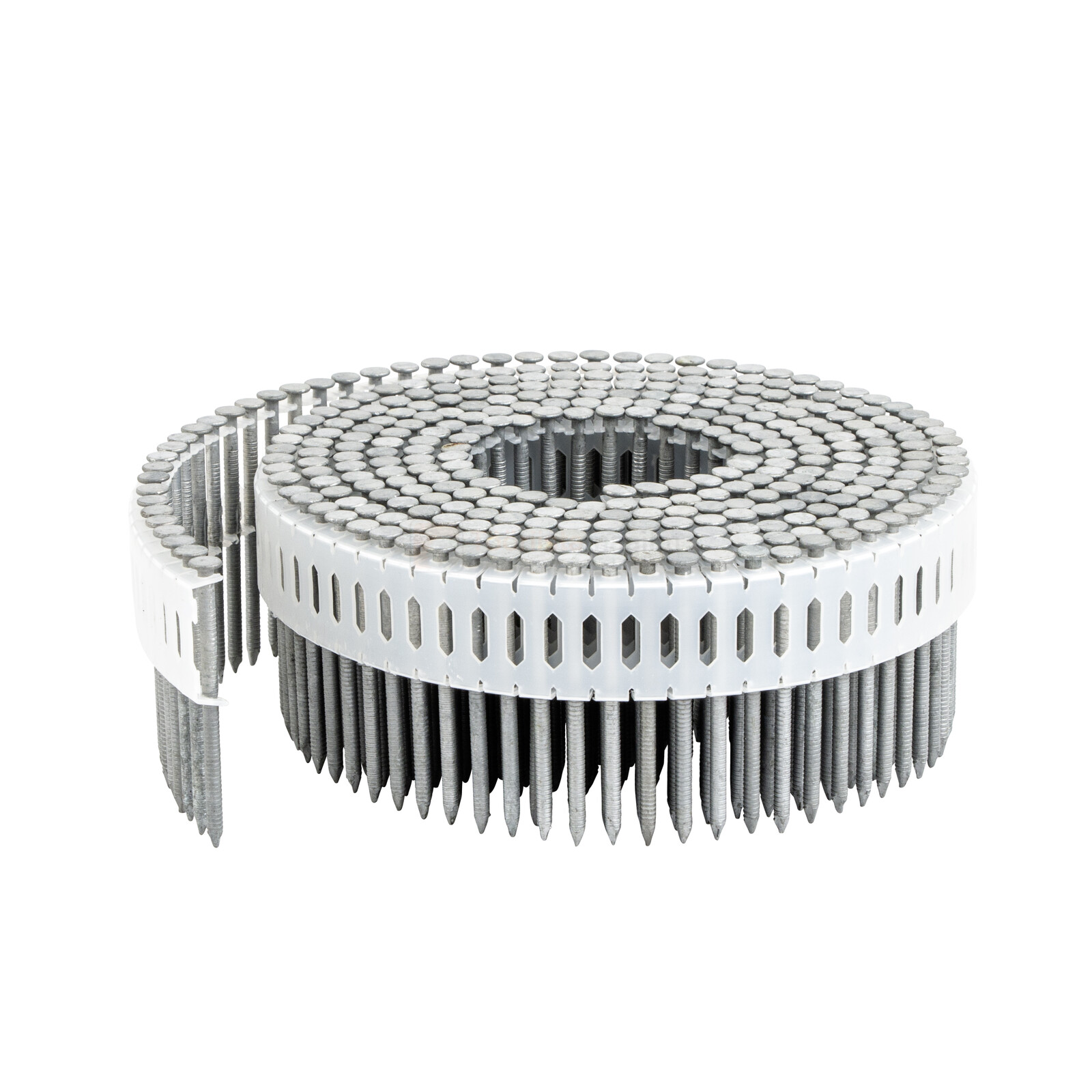 TJEP coil nails ZE 2.5 x 75 mm 0° ring stainless steel A4, decorative head, plastic collated 1300 pcs