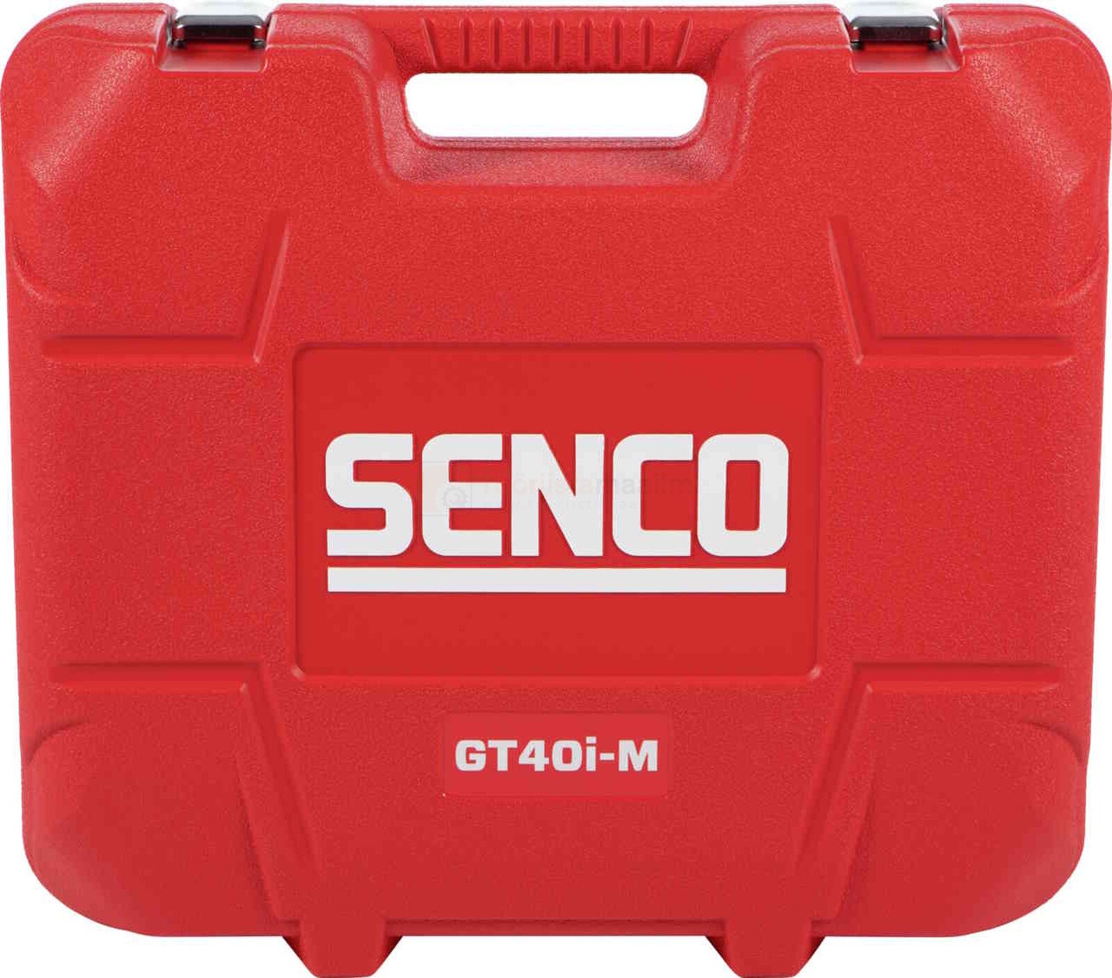 Pildil on punane SENCO gaasiga klambripüstoli GT40i-M kohver.