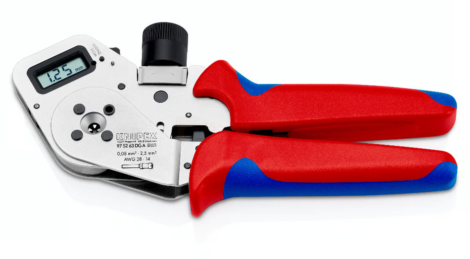 KNIPEX presēšanas knaibles virpotajiem kontaktiem 97