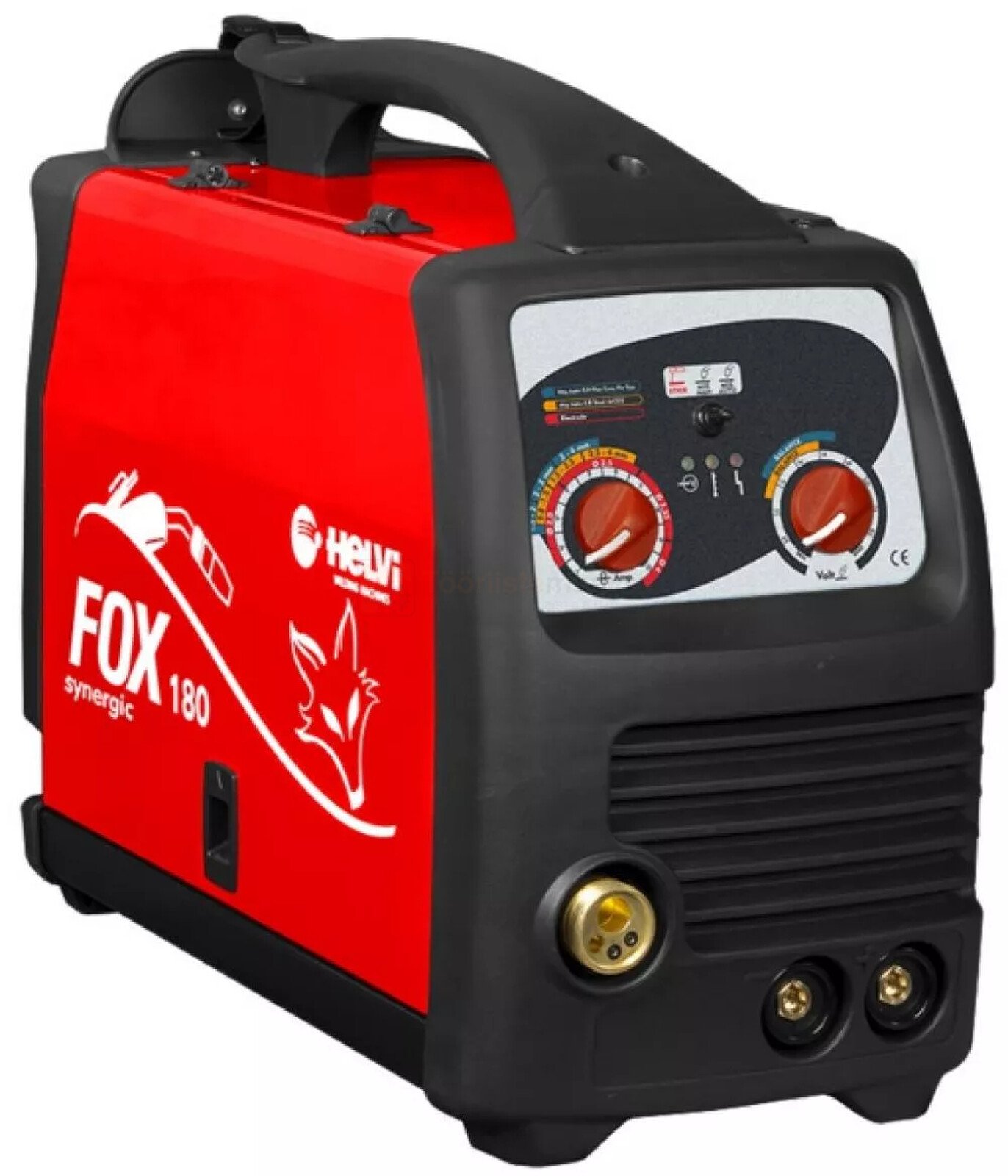 Kombineeritud inverterkeevitus Helvi Fox 180SYN, traat/elektrood