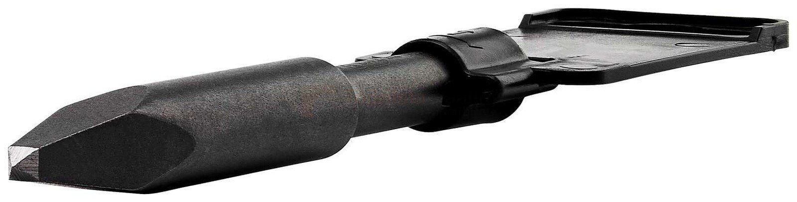 Pildil on Rennsteig teravmeisel 140 mm PCS SDS+ tüüpi, millel on terav ots ja kinnitusosa.