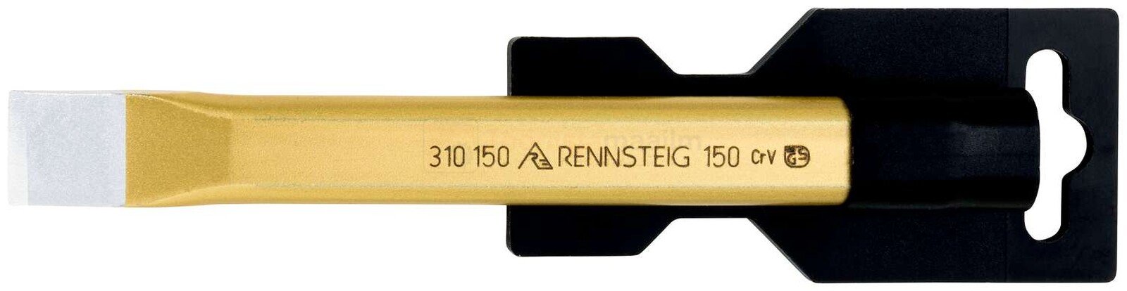 Pildil on Rennsteig lamemeisel, mis on pakitud mustale alusele.