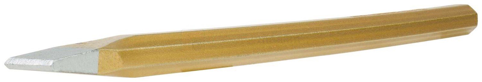 Pildil on Rennsteig elektriku lamemeisel, millel on lame ots ja kollane käepide.