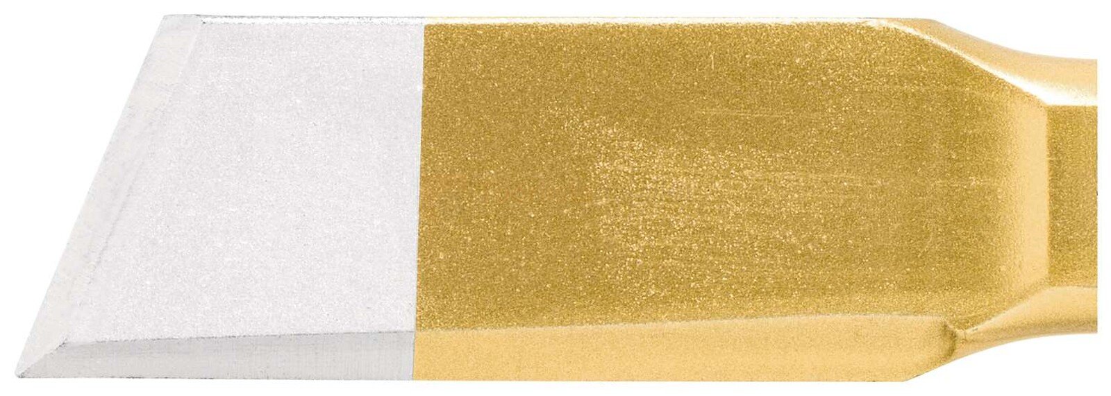 Pildil on Rennsteig elektriku soonemeisel, millel on näha terav tera ja kuldne käepide.