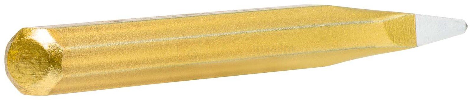 Pildil on Rennsteig põrandameisel, millel on kuldne korpus ja terav ots.