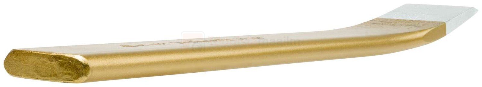 Pildil on Rennsteig lõikemeisel 27 x 240 mm, nurgaga, millel on kuldne vars ja valge lõikeosa.