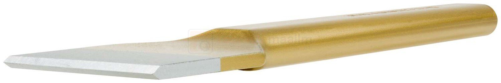 Pildil on Rennsteig vuugimeisel pikkusega 250 mm, millel on kuldne käepide ja terav tera.